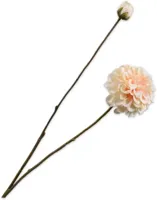 Silk-ka kunsttak dahlia 86cm crème - thumbnail