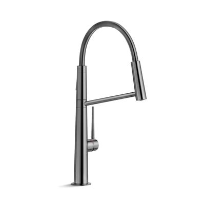 Salenzi Keukenkraan Giro Uitklapbaar Zwart Chroom