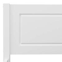 Bedframe massief grenenhout wit 90x200 cm - thumbnail