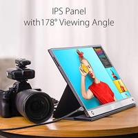 Asus ZenScreen MB16AMT Portable USB Monitor (15.6 Inches, Full HD, USB Type-C, IPS, Micro HDMI, Integrated Battery) Donkergrijs/Zwart - thumbnail