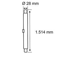 Paulmann LED-buis- Energielabel: F (A - G) G13 22.5 W Neutraalwit 1 stuk(s) (Ø x l) 28 mm x 1514 mm - thumbnail