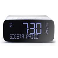 Pure P147504 Siesta Rise Bluetooth wekker (digitale radio, DAB en FM-wekker, Bluetooth, USB, AUX, Sleep-Timer, wekfunctie, CrystalVue Display, 20 zenderopslaglocaties), Wit - thumbnail