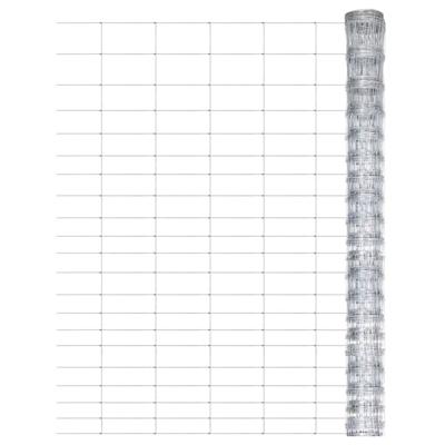 VidaXL Hek 50x1,25 m gegalvaniseerd staal zilverkleurig