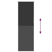 Rolgordijn verduisterend 45x150cm stofbreedte 40,7 cm polyester - thumbnail