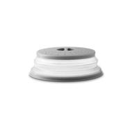 FEDEC Vergiet Deksel - Ø27CM - Inklapbaar - Magnetronbestendigd - Grijs - thumbnail