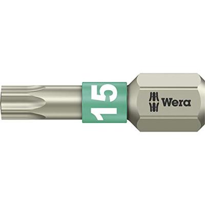 Wera 3867/1 TS TORX® Bits, RVS, TX 15 x 25 mm - 1 stuk(s) - 05071033001