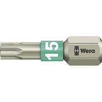 Wera 3867/1 TS TORX® Bits, RVS, TX 15 x 25 mm - 1 stuk(s) - 05071033001 - thumbnail