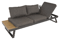 Arezzo 3-zits lounge tuinbank - thumbnail