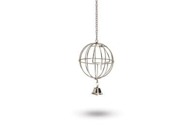 Beeztees Chroom Voederbal+Deur Hooibal Knaag 8cm