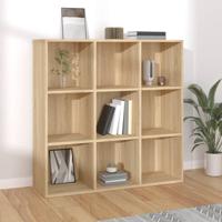 VidaXL Boekenkast 98x29x97,5 cm bewerkt hout sonoma eikenkleurig - thumbnail