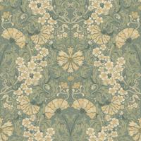 Dutch Wallcoverings Hjärterum - Öjvind - Groen - thumbnail