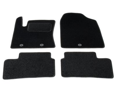 Automatten op maat - zwart stof - Hyundai i10 vanaf 2013 Automatten op maat - zwart stof - Hyundai i10 vanaf 2013