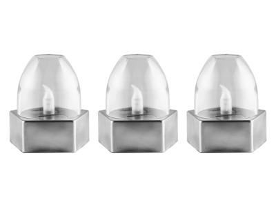 LIVARNO home 3 LED-solar-lampen (3 solar led-lampen)