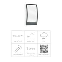 Steinel AUSSENLEUCHTE L 22 ANT 069254 Buitenlamp (wand) LED E27 60 W Antraciet-grijs - thumbnail