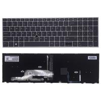 Notebook keyboard for HP Zbook 15 17 G5 G6 with pointstick backlit - thumbnail
