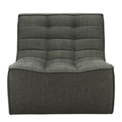 Ethnicraft Modulaire Bank 'N701' Eco, 1-zits, kleur Moss