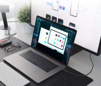 SIIG 7ft USB-C naar DisplayPort actieve kabel, DP 1.2 4K60, draagbaar voor Windows en Mac-laptops of smartphone en tablet, USB-C DP Alt-modus vereist (CB-TC0K11-S1) - thumbnail