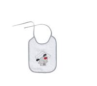 Interbaby slabbetje Hond junior 25 x 20 cm katoen - thumbnail