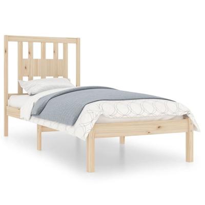 Bedframe massief hout 90x190 cm Bedframe massief hout 90x190 cm