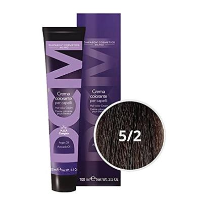 DCM Hair Color Cream 5/2 Light Ash Brown Haarverf 100ml