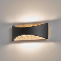 Fischer & Honsel WandlampRio zwart met goud - 30529 - thumbnail