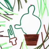 Vaessen Creative • chenilledraden 6mm 50st. 30cm rood - thumbnail