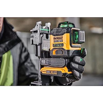 DeWALT DCLE34031D1 3x360° Compacte kruislijnlaser groen 18V XR 2.0Ah in koffer - thumbnail