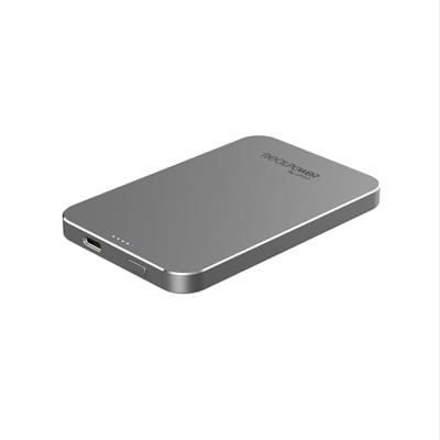 Realpower Powerbank PB-5000 MAG grijs 5.000 mAh