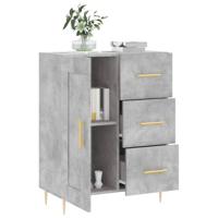 Dressoir 69,5x34x90 cm bewerkt hout betongrijs - thumbnail
