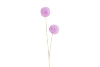 Decostar kunsttak Pom Pom 75 cm paars - thumbnail