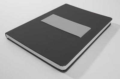Sigel LS207 Notitieboek Linescape Hardcover DIN A5 Gelinieerd Donkergrijs, Lichtgrijs Aantal paginas: 88