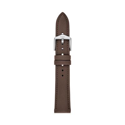 Horlogeband Fossil S181341 Leder Bruin 18mm