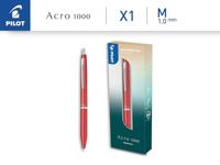 Pilot balpen Acro 1000, medium punt, in giftbox, koraalroze - thumbnail