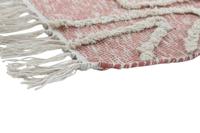 Tapijt DKD Home Decor Roze Terra cotta Wit Franjes Stads (120 x 180 x 1 cm) - thumbnail