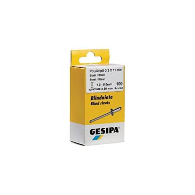 Gesipa 1432058 Popnagel (Ø x l) 4.8 mm x 10 mm Staal Staal 50 stuk(s) Gesipa 1432058 Popnagel (Ø x l) 4.8 mm x 10 mm Staal Staal 50 stuk(s)