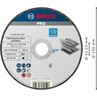 Bosch Accessories 2608601513 2608601513 Doorslijpschijf recht 150 mm 1 stuk(s) Inox - thumbnail