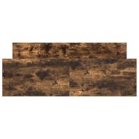 Bedframe met hoofd- en voeteneinde gerookt eiken 150x200 cm - thumbnail