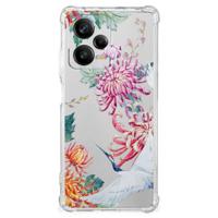 Xiaomi Redmi Note 12 Pro Plus Case Anti-shock Bird Flowers - thumbnail