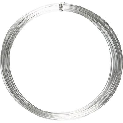 Creativ Company Alu draad, rond, dikte 1 mm, zilver, 16 m/ 1 rol