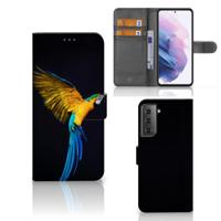 Samsung Galaxy S21 Plus | Telefoonhoesje | Met pasjeshouder | Papegaai - thumbnail