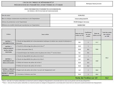 Bosch Groen Universal Aquatak 130 Hogedrukreiniger - 06008A7B00 - thumbnail