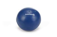 Rubber bal massief hondenspeeltje blauw 9 cm - thumbnail