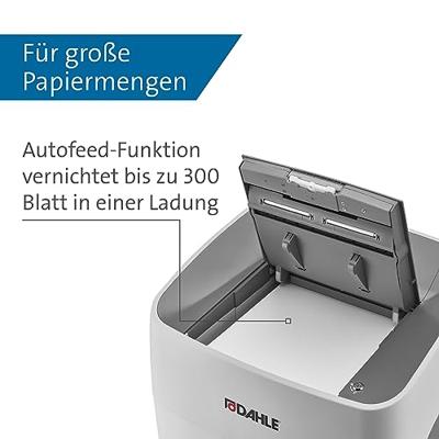 Dahle ShredMATIC 35314 Papierversnipperaar 300 vellen Cross cut P-4 40 l Ook geschikt voor CDs, Creditcards, Nietjes, Paperclips, DVDs Dahle ShredMATIC 35314 Papierversnipperaar 300 vellen Cross cut P-4 40 l Ook geschikt voor CDs, Creditcards, Nietjes, Paperclips, DVDs