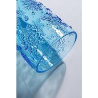 Kare Waterglas Ice Flowers Blue - thumbnail