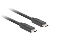 USB-C-kabel Lanberg CA-CMCM-32CU-0010-BK Zwart 1 m - thumbnail