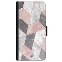 iPhone 12 flipcase - Stone grid - thumbnail