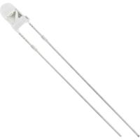 TRU COMPONENTS 1577307 Bedrade LED Rood Rond 3 mm 4000 mcd 40 ° 20 mA - thumbnail