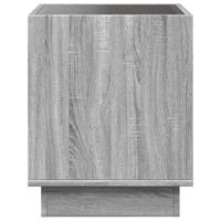 Salontafel met Infinity LED 40x40x50 cm grijs sonoma eikenkleur - thumbnail