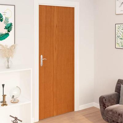 VidaXL Deurfolies zelfklevend 4 st 210x90 cm pvc lichteikenkleurig