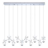 Stars of Light Unieke hanglampPianopoli bloemetjes chroom - 93663 - thumbnail